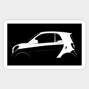 smart fortwo (C453) Silhouette Magnet